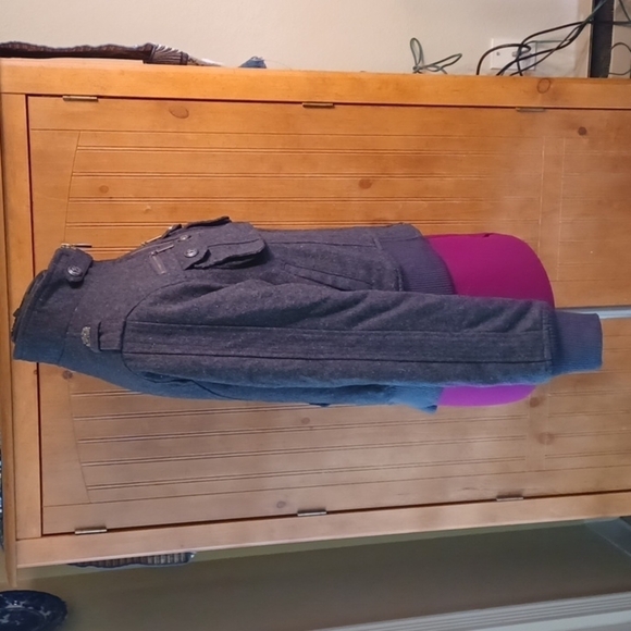 VINTAGE MAXUM STUDIO CROPPED STREETWEAR COAT - Picture 5 of 8